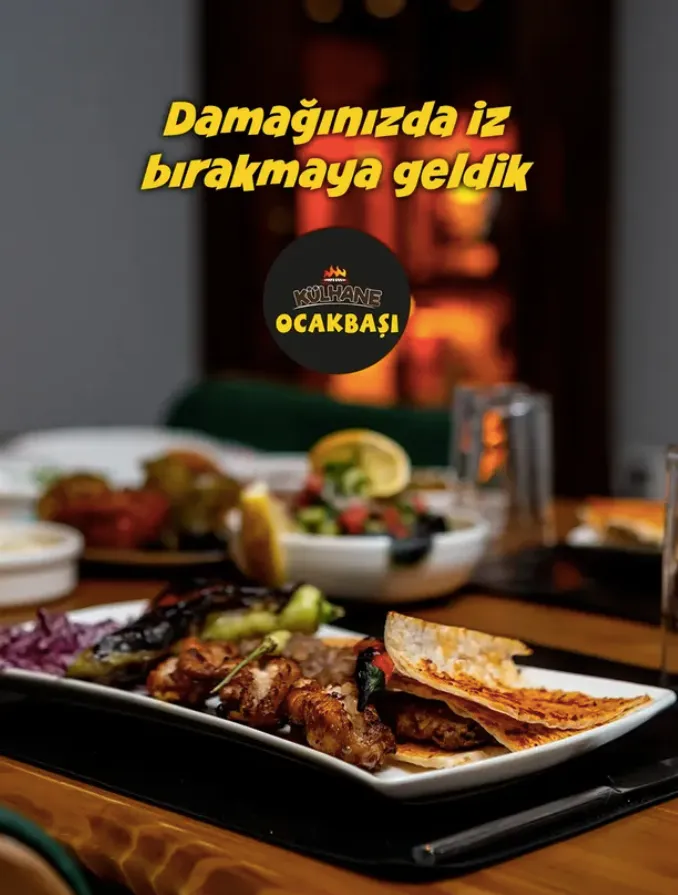 Ocaktan yeni gelmiş kebap tabağı